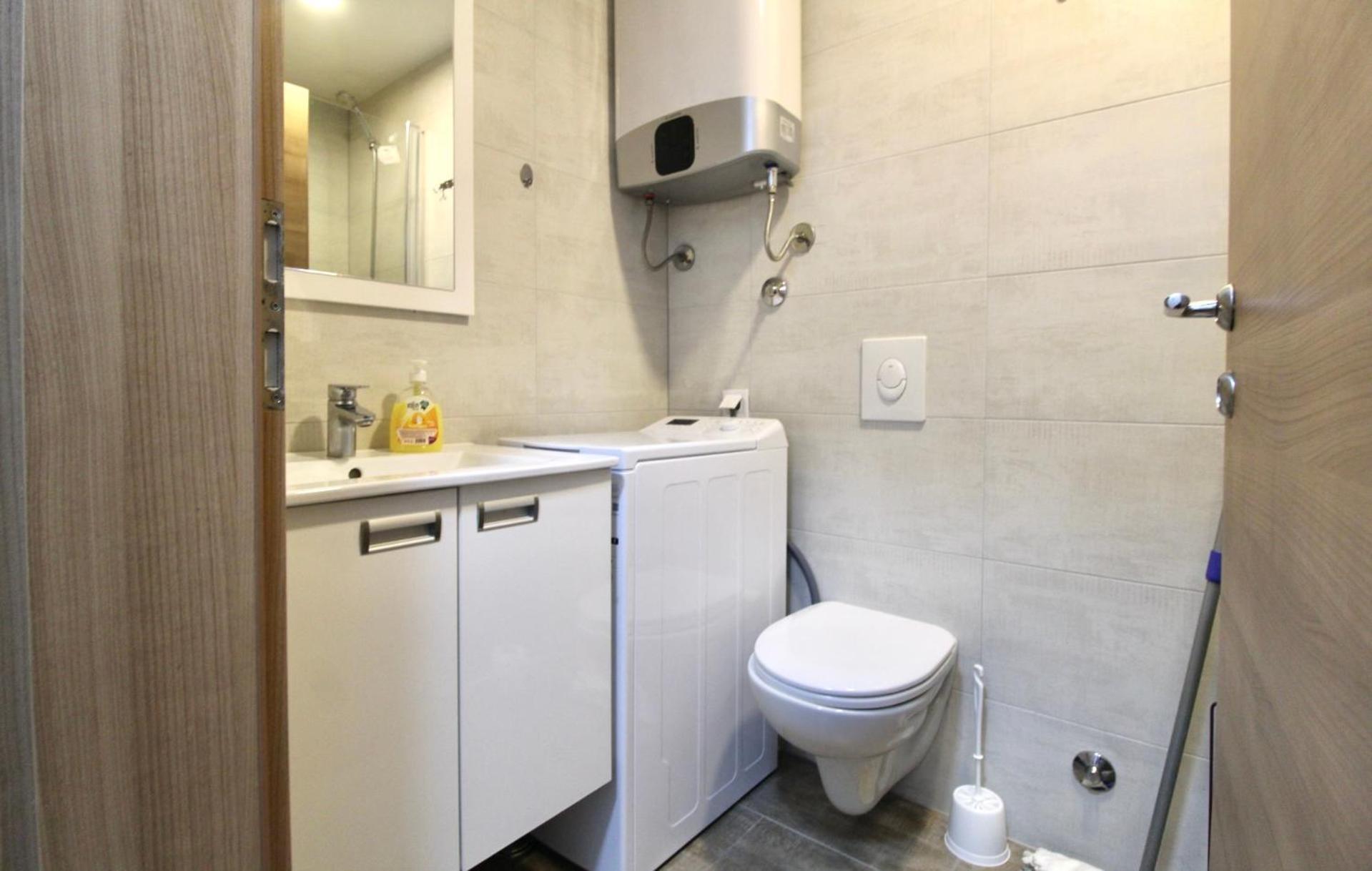 1Bd Sea View Apts Veliki Pjesak "Hajrudin" Dobra Voda Rum bild